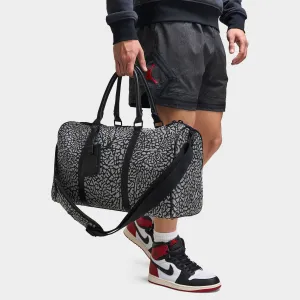 Jordan Icon Duffle Bag Black / Elephant Print