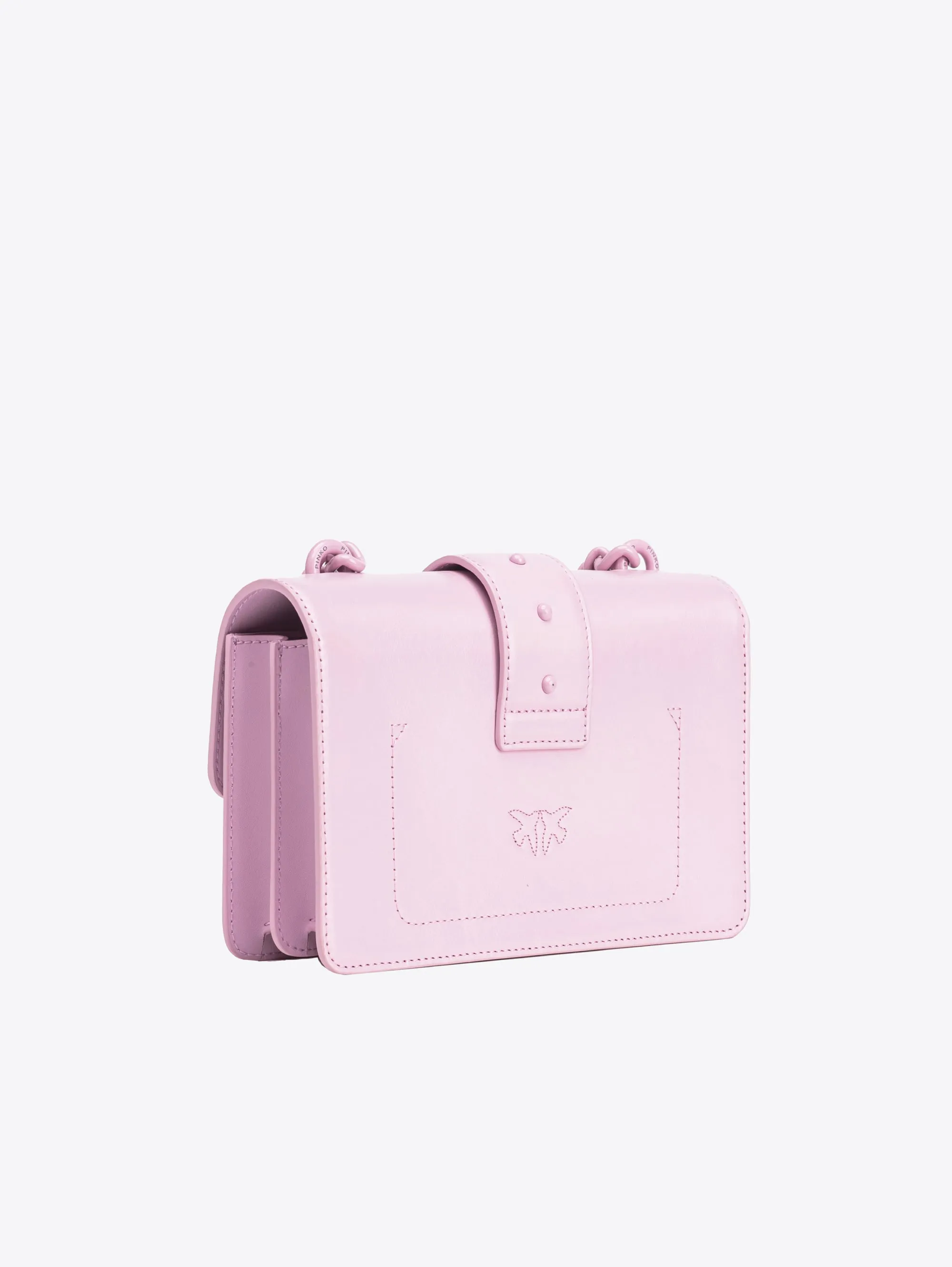 Lilac Color Block Iridescent Nappa Bag