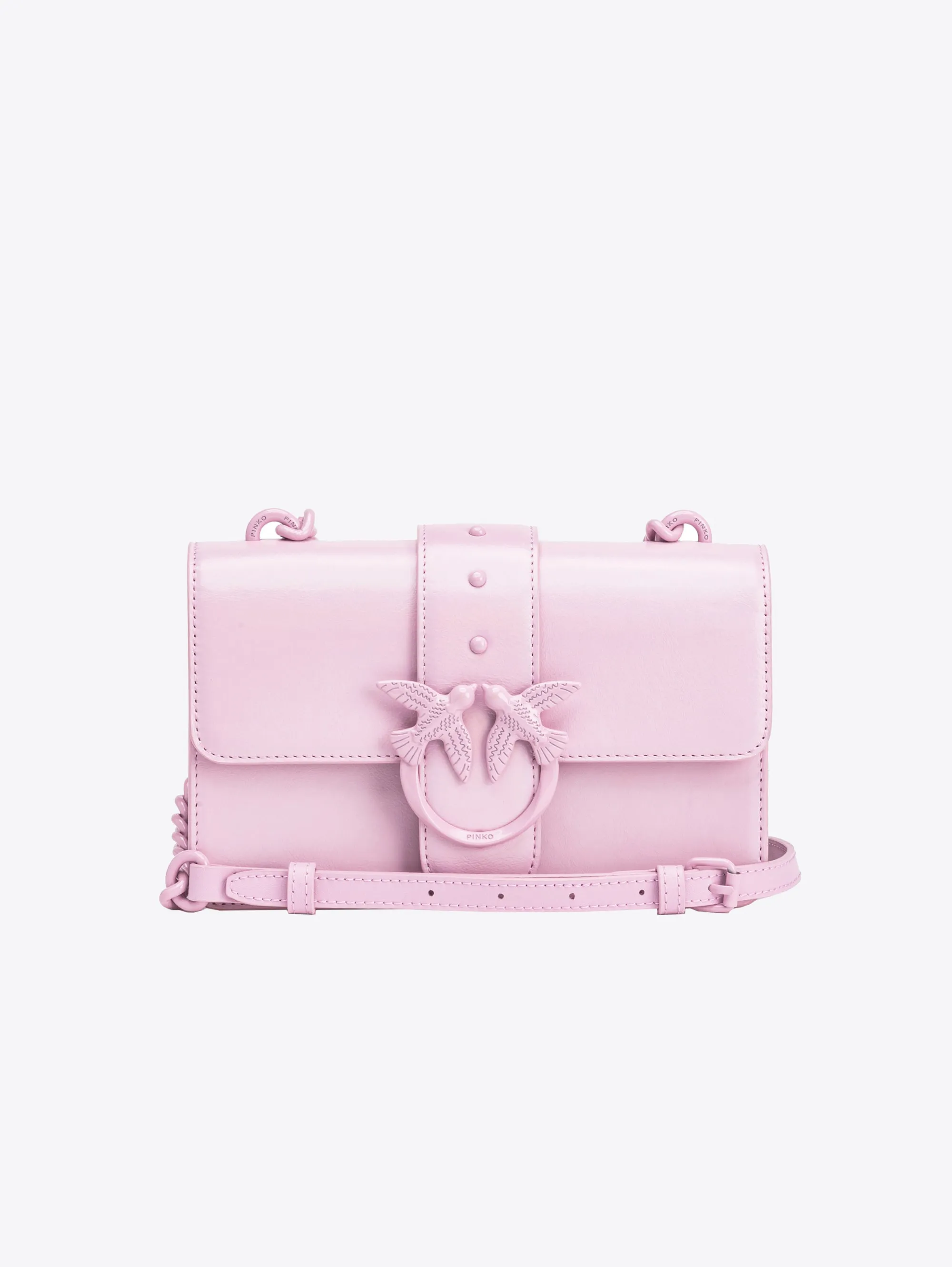 Lilac Color Block Iridescent Nappa Bag