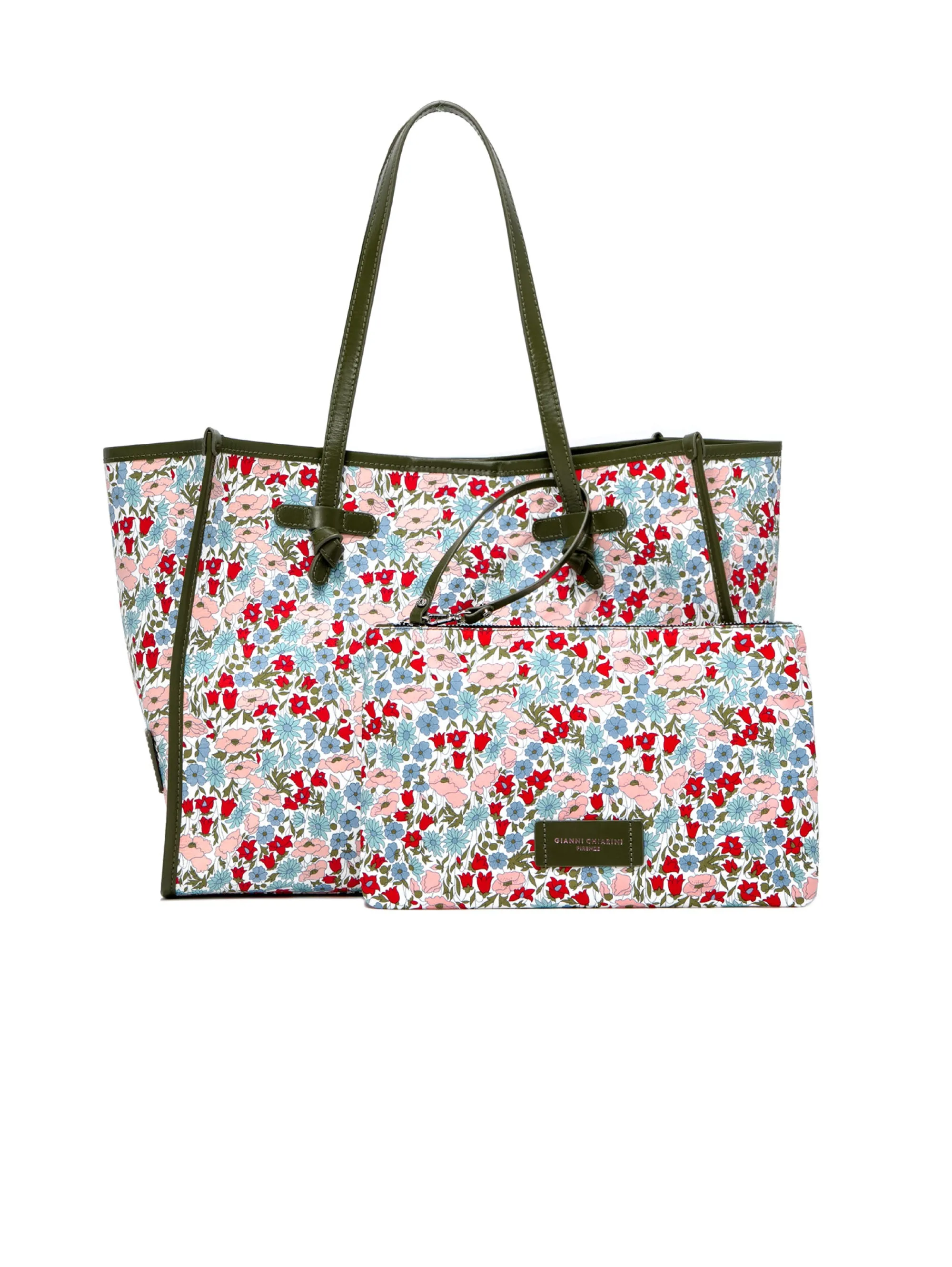 Limited Edition Bag with Green / Multi Floral Print