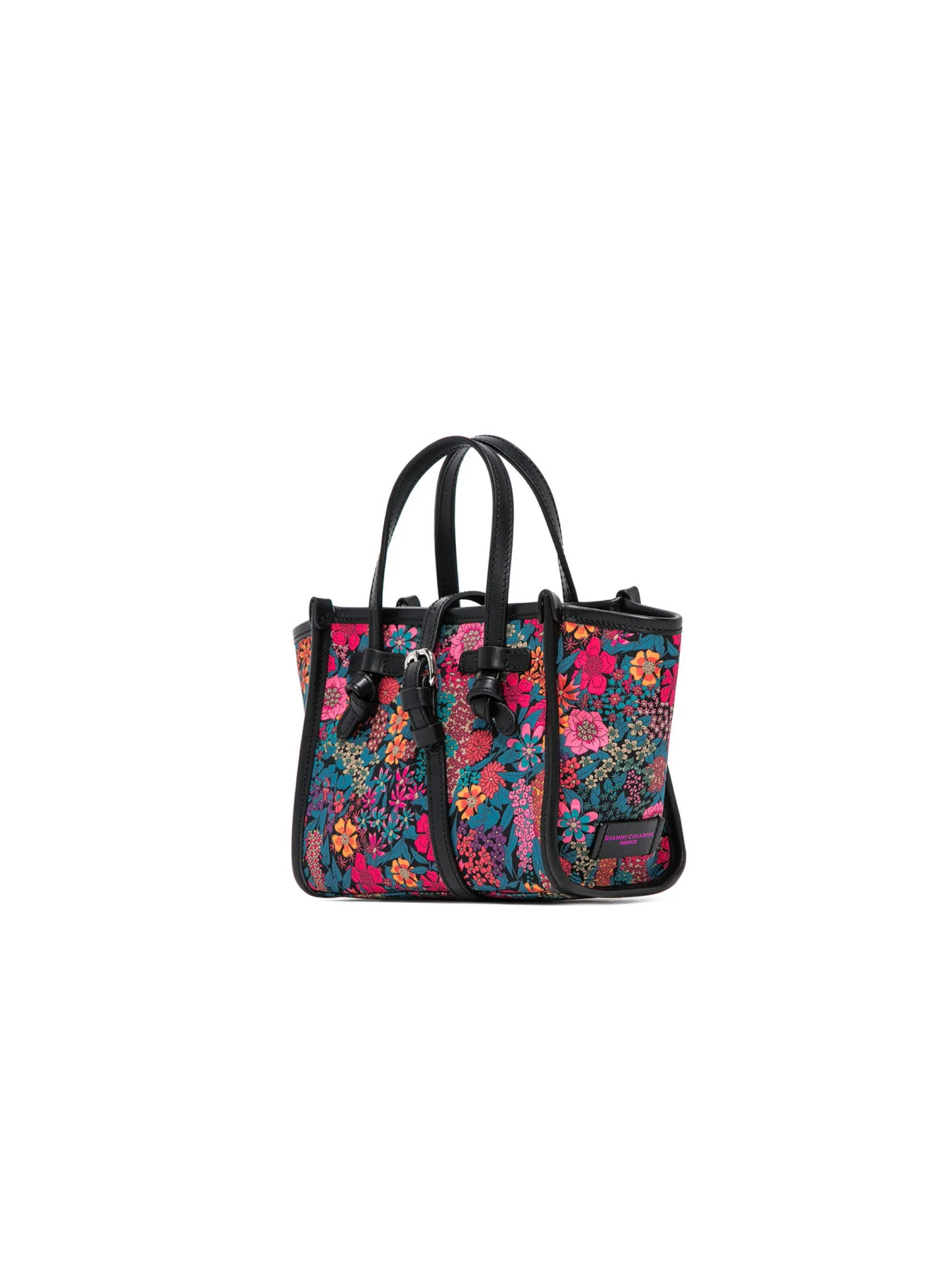 Limited Edition Handbag with Black / Multi Floral Print