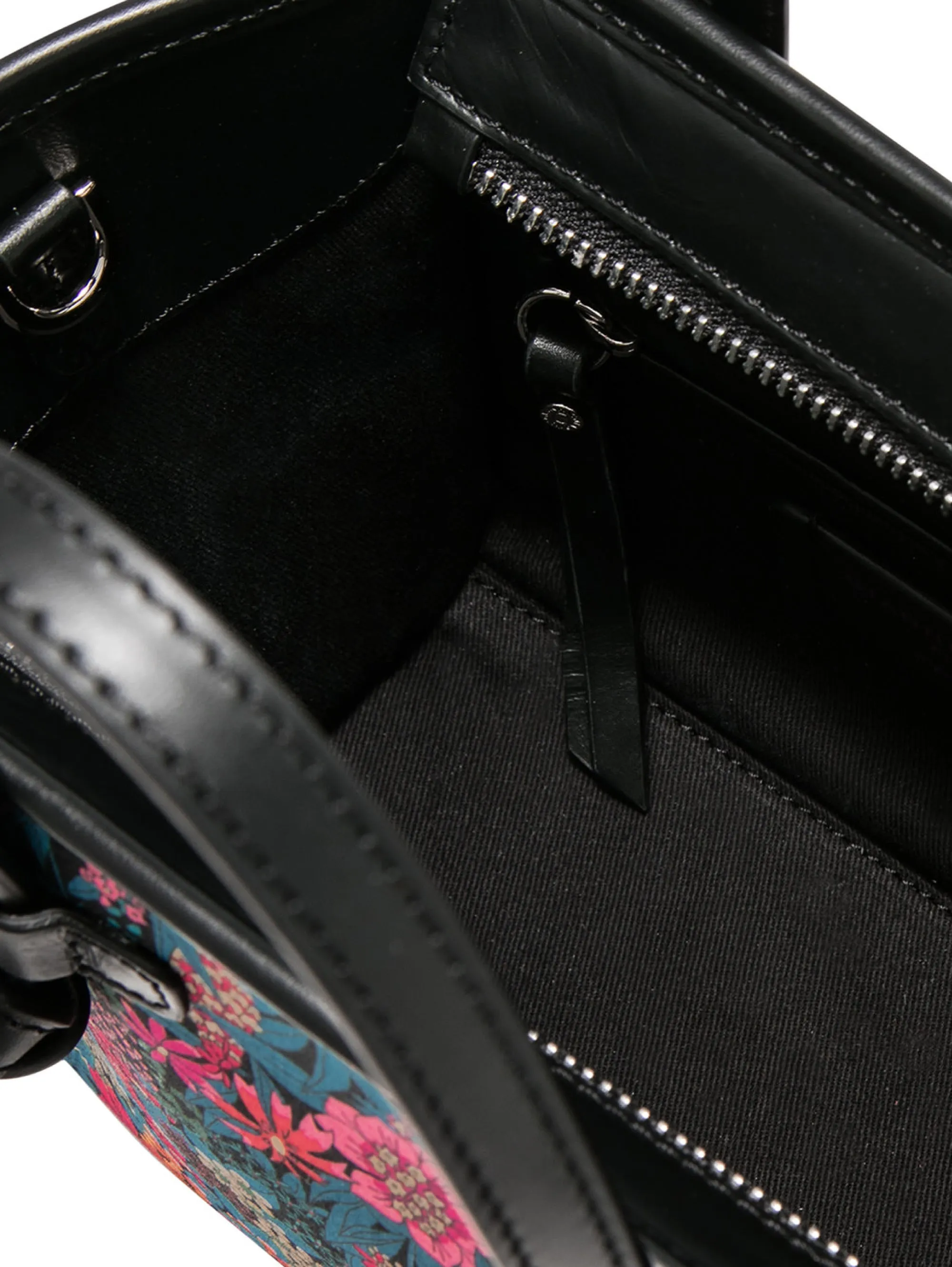 Limited Edition Handbag with Black / Multi Floral Print