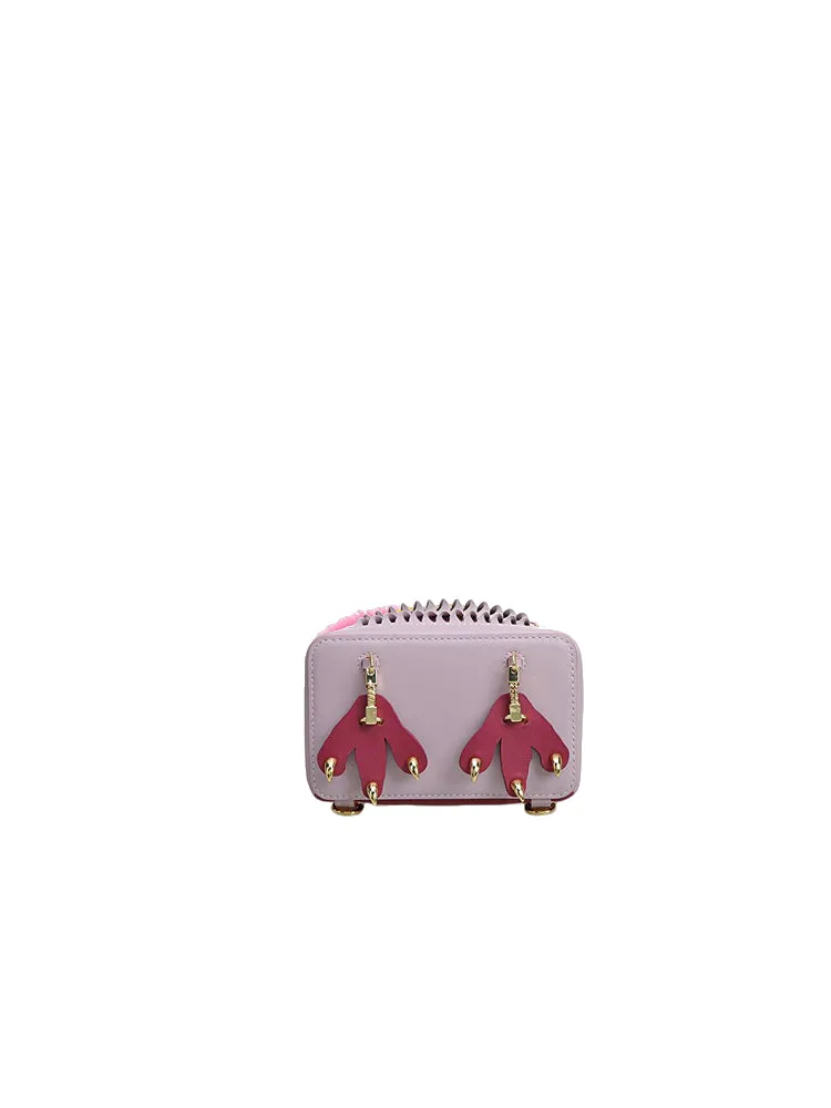 Little Mons Leather with Wool Backpack Medium
