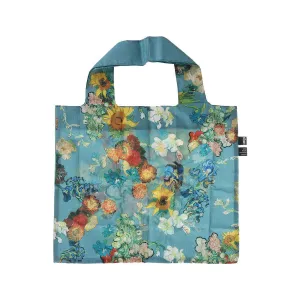 LOQI Foldbag-Bouquet Blue Van Gogh