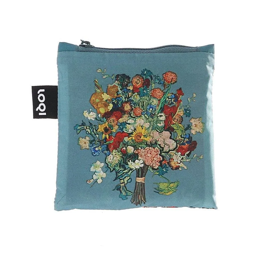 LOQI Foldbag-Bouquet Blue Van Gogh