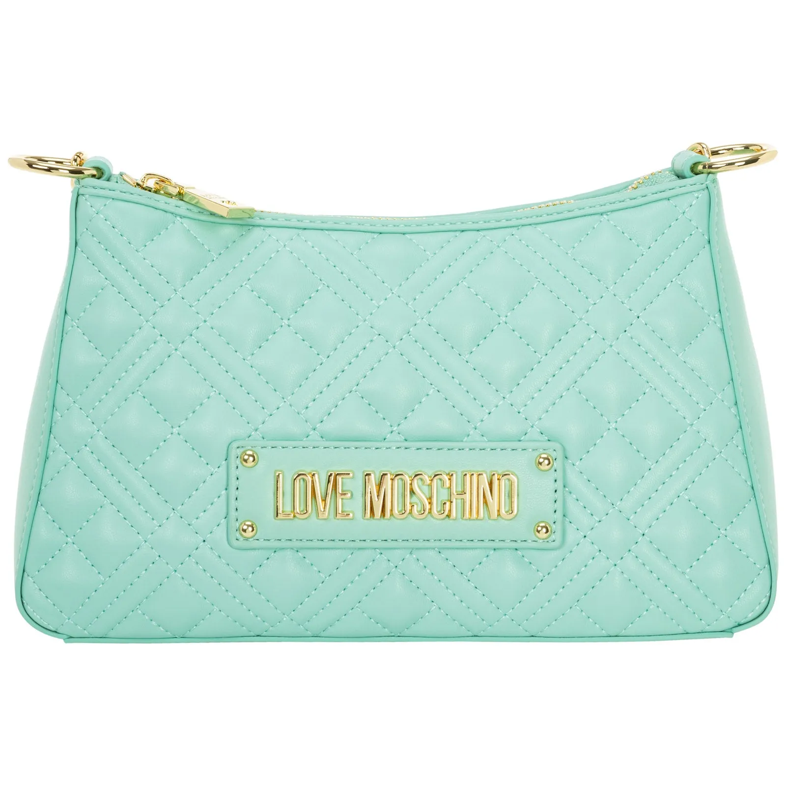 Love Moschino Chain-Link Quilted Tote Bag