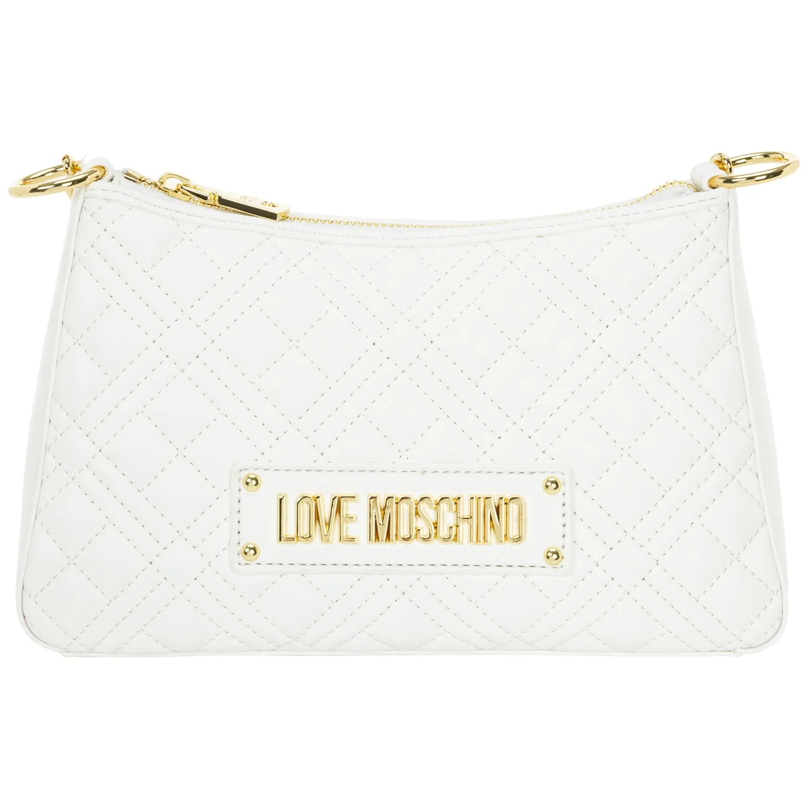 Love Moschino Chain-Link Quilted Tote Bag