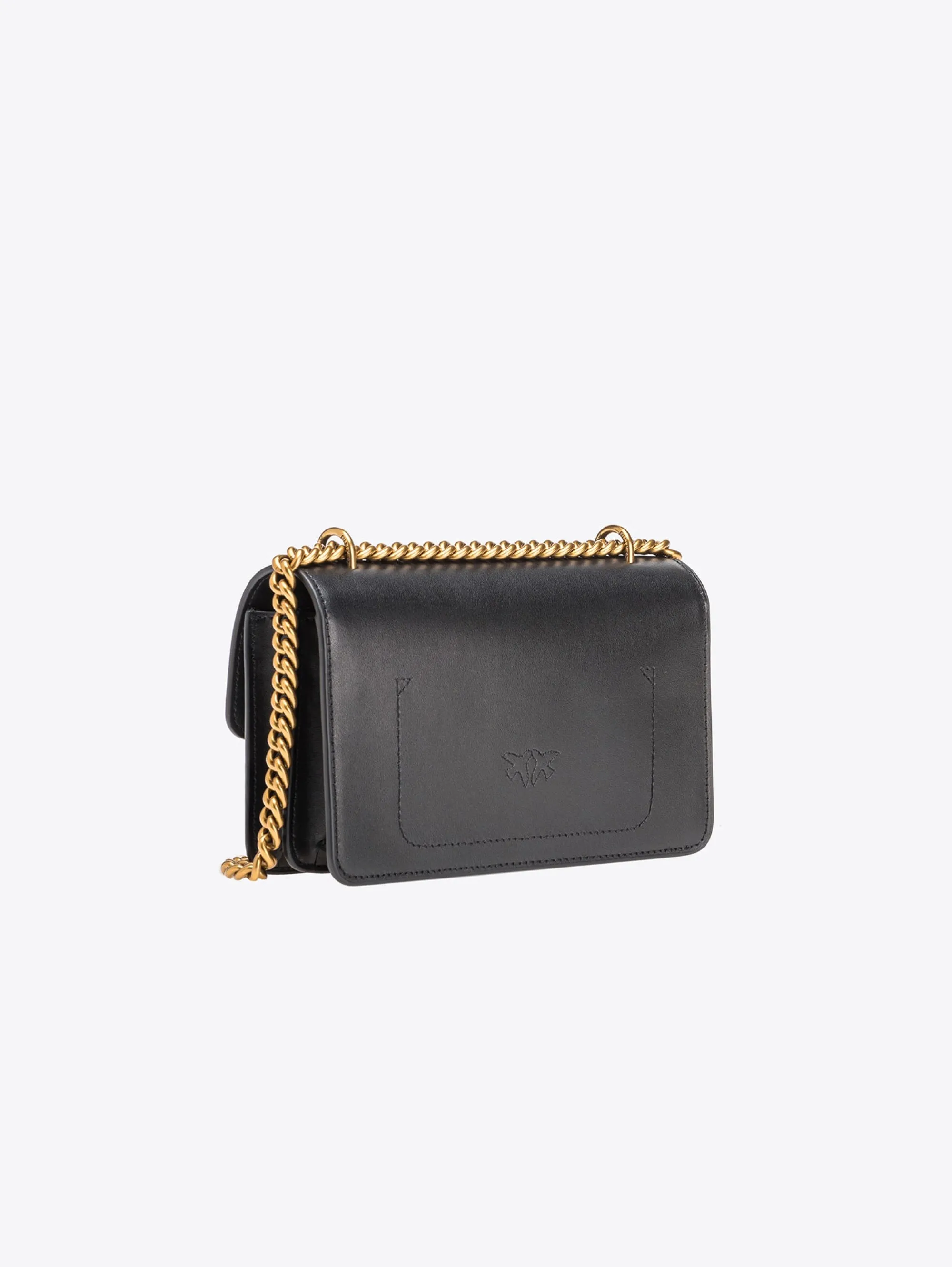 Love One Mini Black Leather Bag