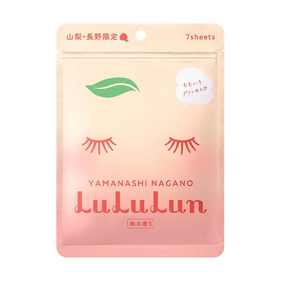 LULULUN Face Mask Yamanasi / Nagano Peach 7pcs  (108mL)