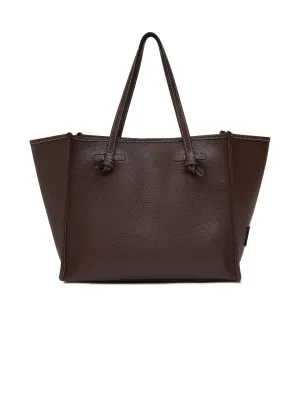Marcella Testa di Moro Leather Shoulder Bag