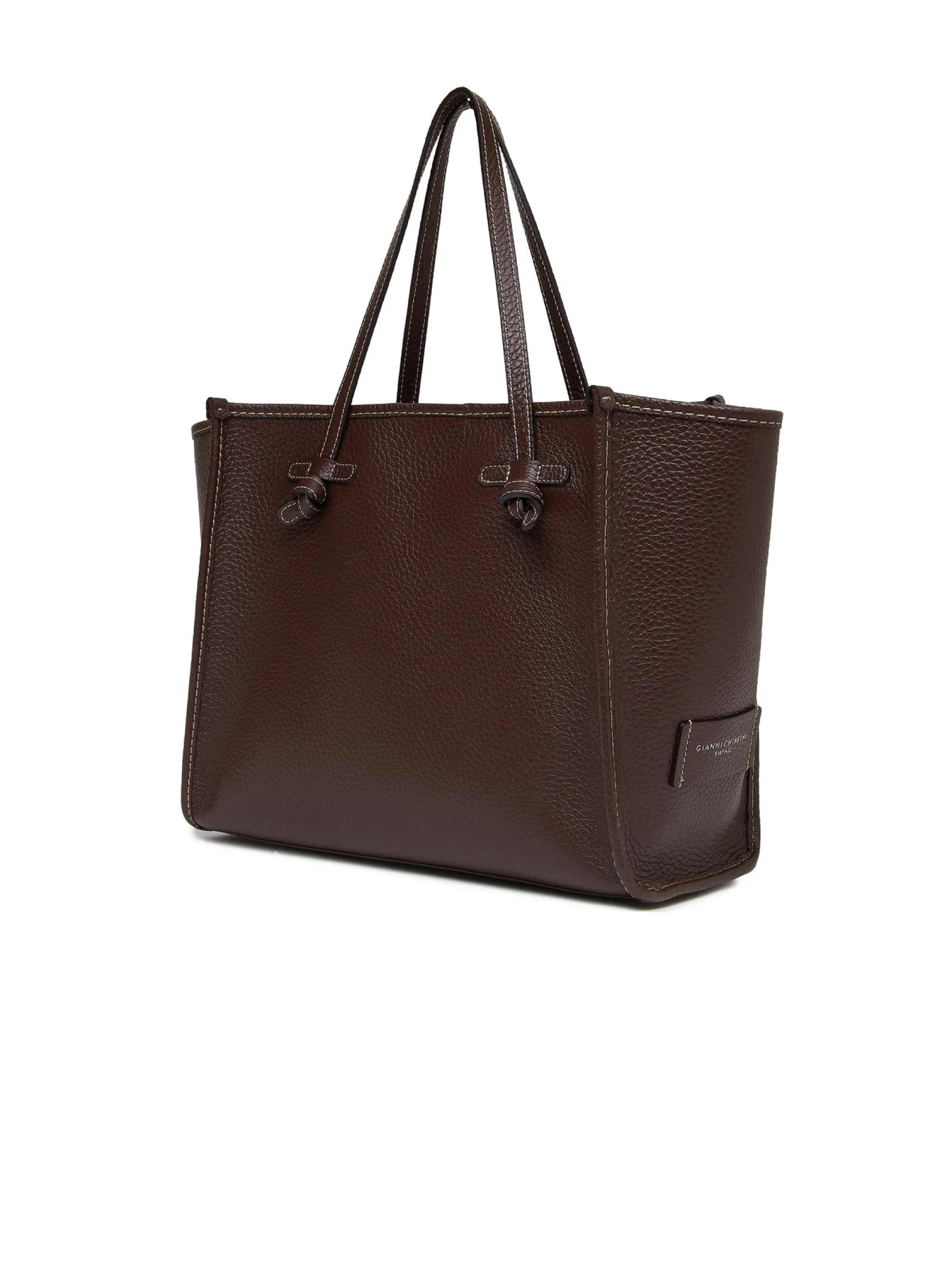 Marcella Testa di Moro Leather Shoulder Bag