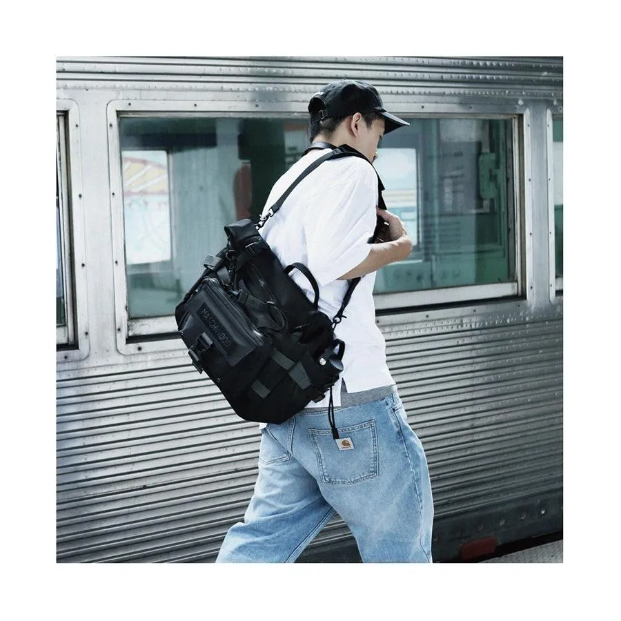 MATCHWOOD Force 3Way Tote - Black Grey  (820g)