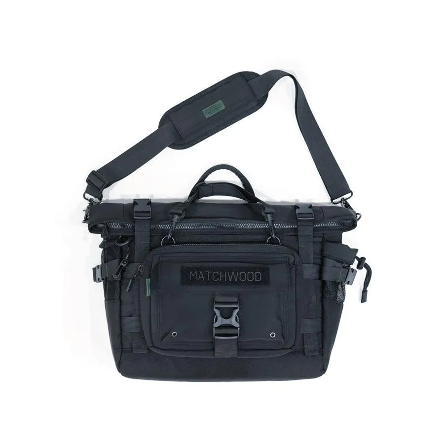 MATCHWOOD Force 3Way Tote - Black Grey  (820g)