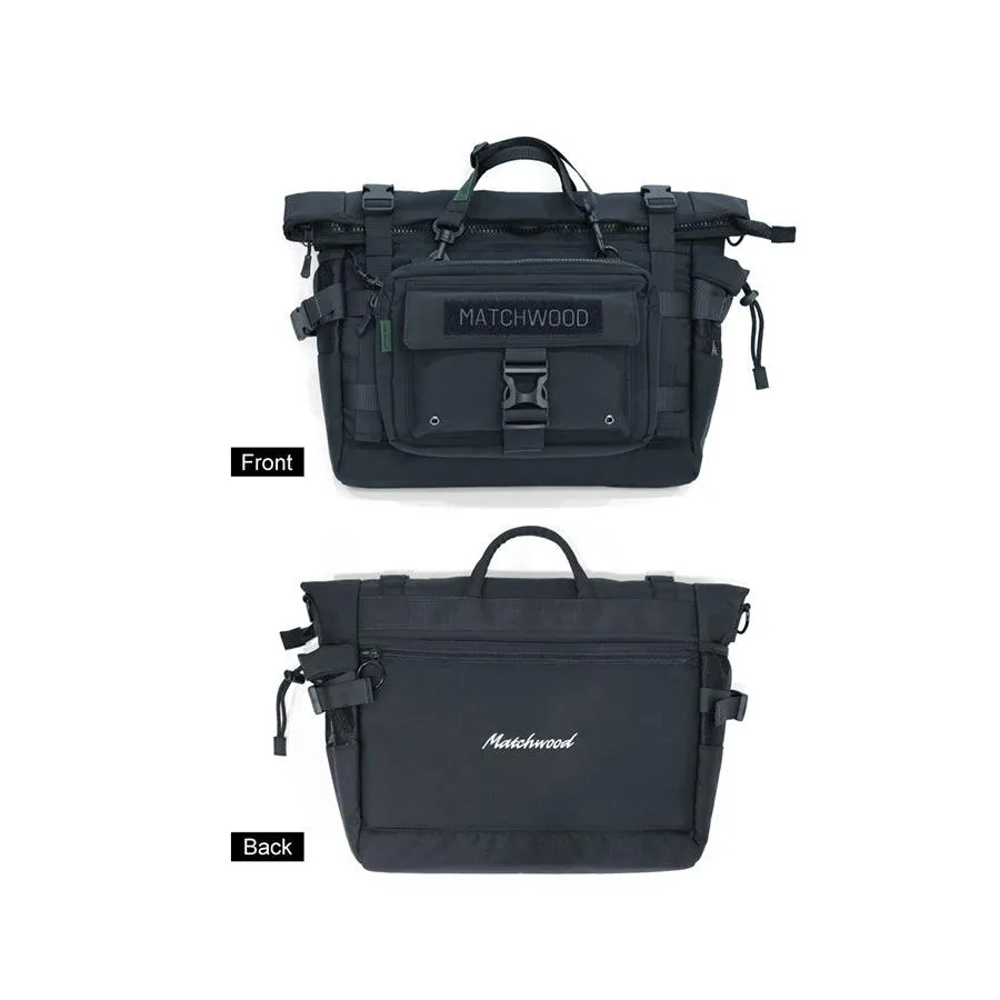 MATCHWOOD Force 3Way Tote - Black Grey  (820g)
