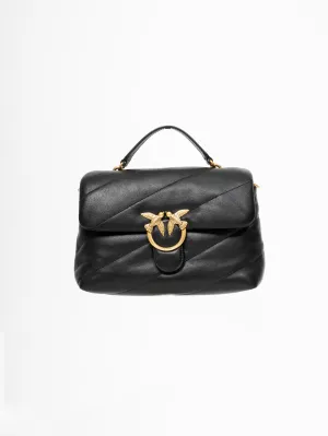Maxi Bag in Black Nappa