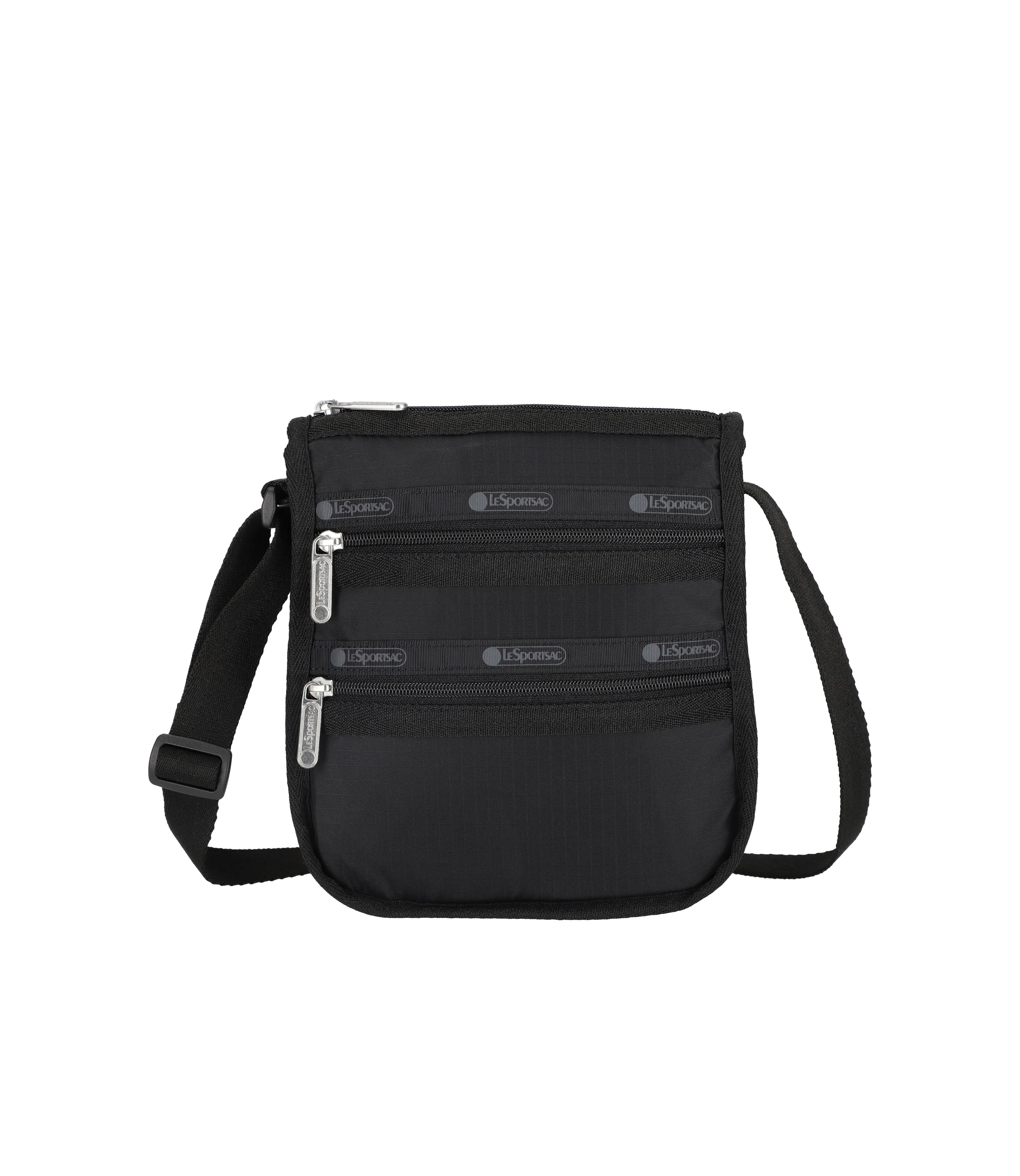 Medium 3-Zip Crossbody
