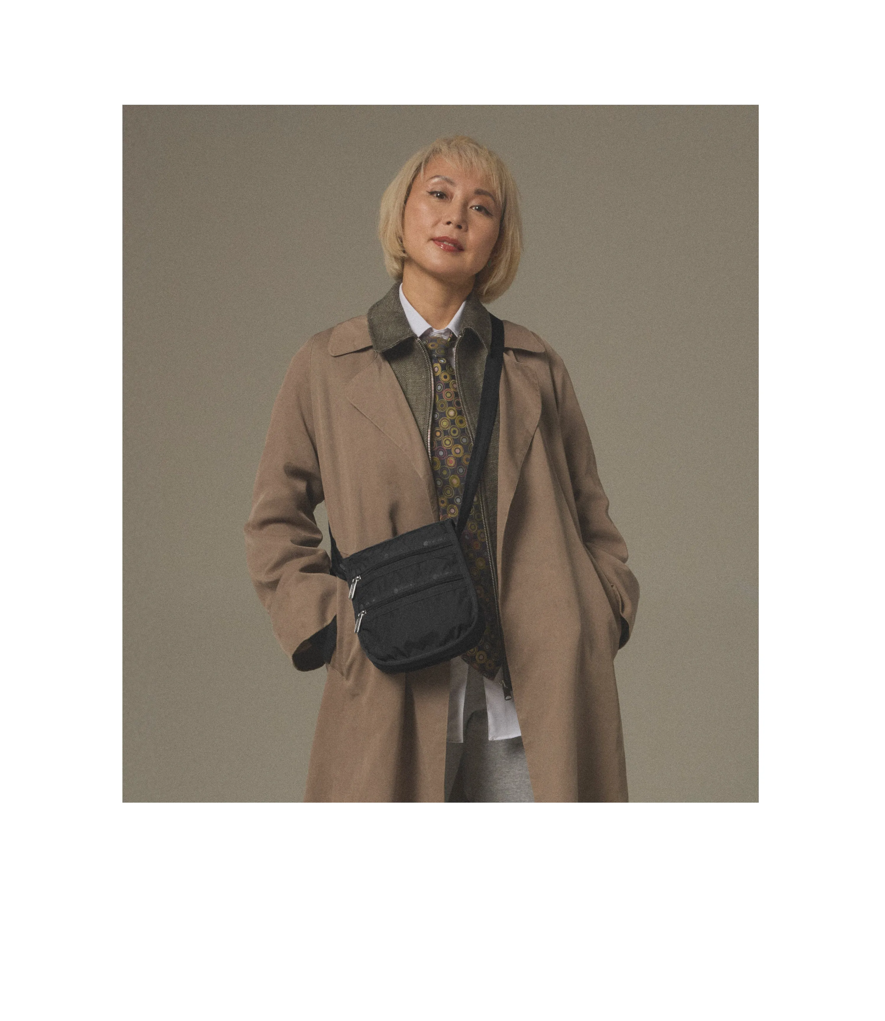 Medium 3-Zip Crossbody