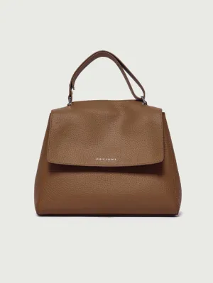 Medium Leather Handbag Sveva