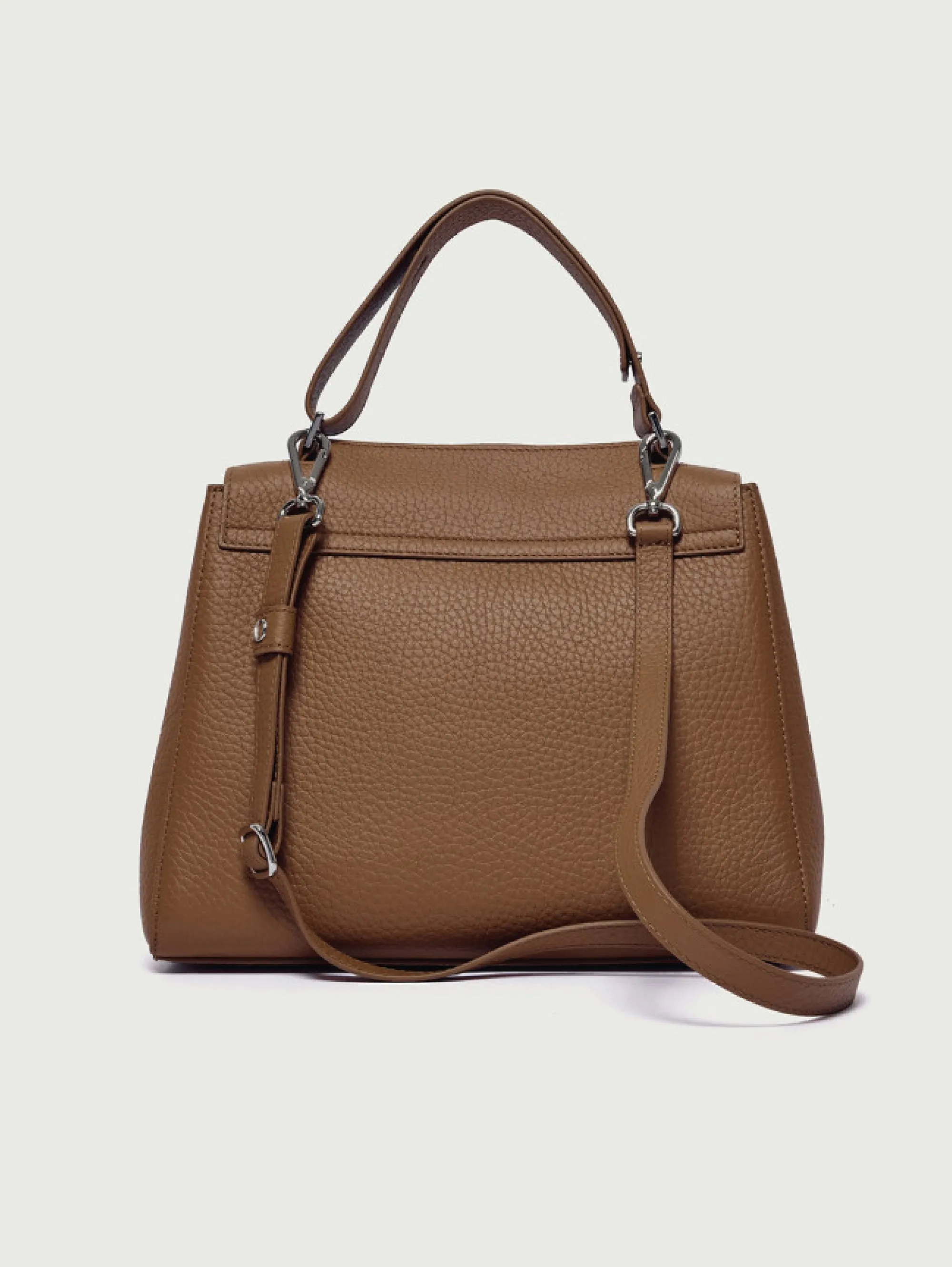 Medium Leather Handbag Sveva