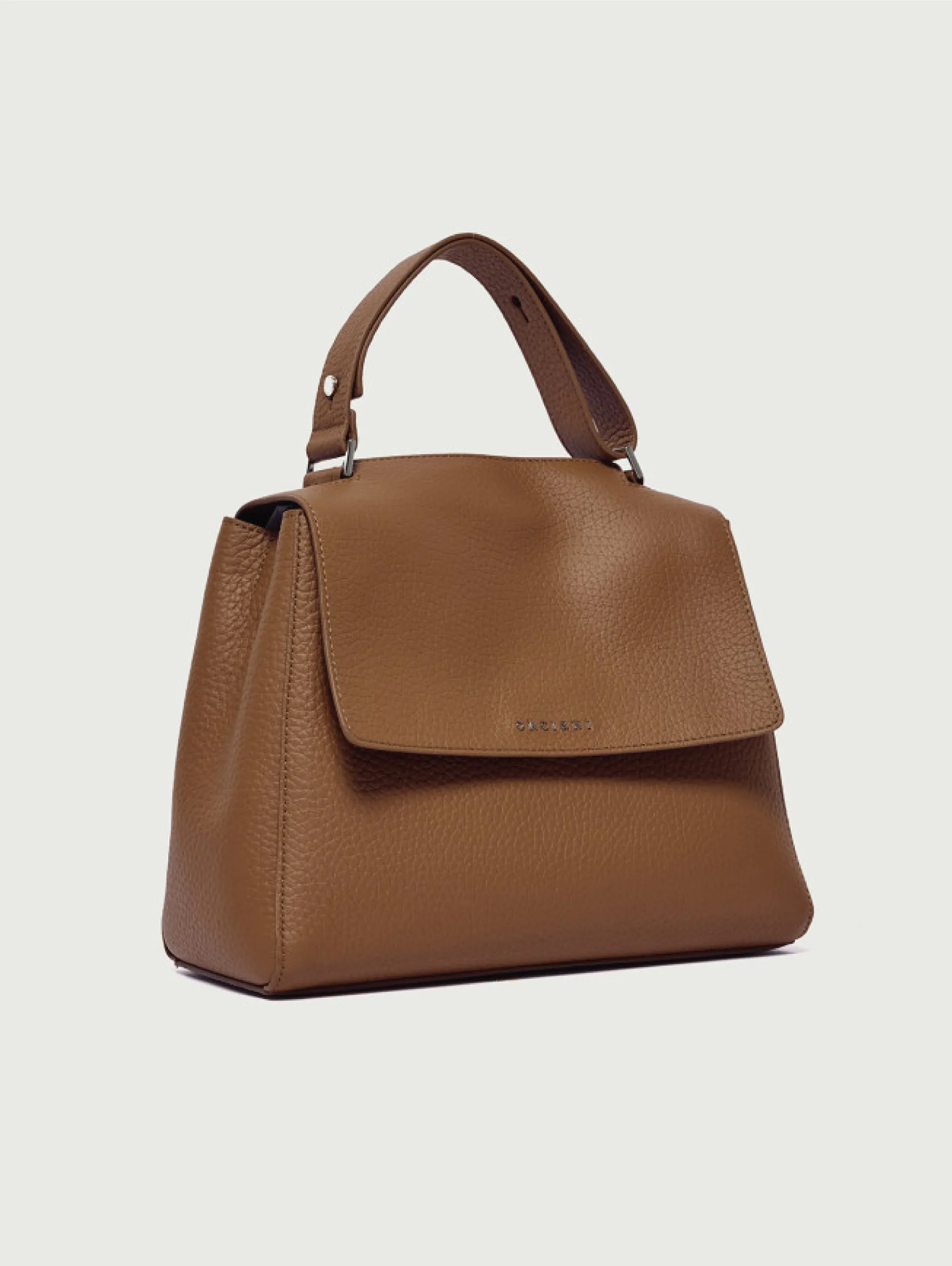 Medium Leather Handbag Sveva
