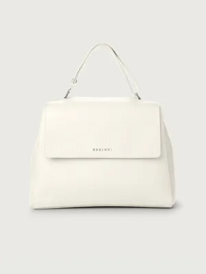Medium White Handbag Sveva