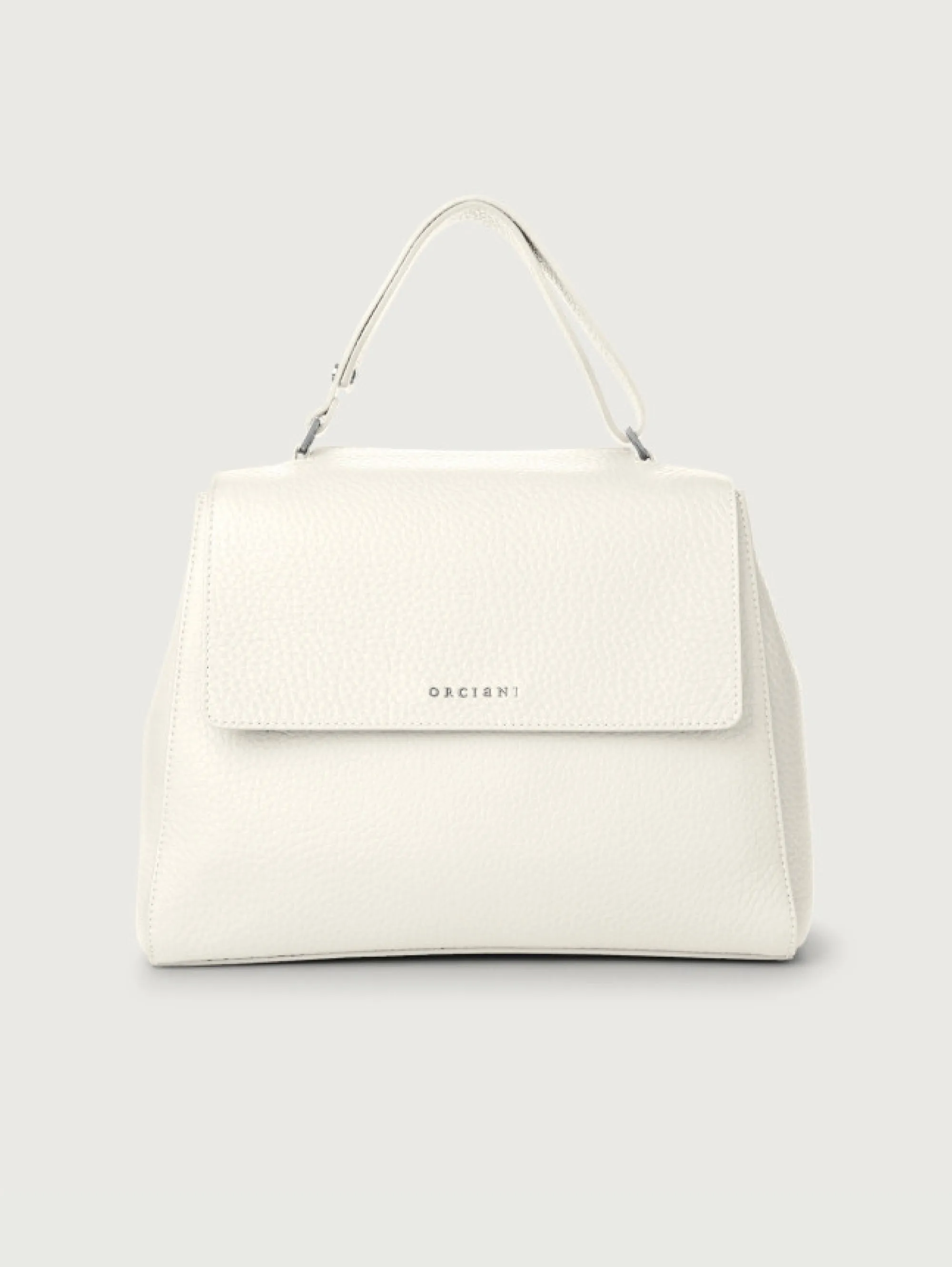 Medium White Handbag Sveva