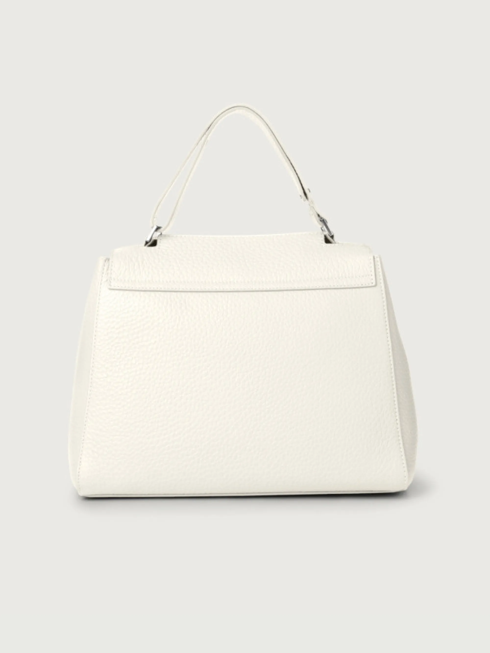 Medium White Handbag Sveva