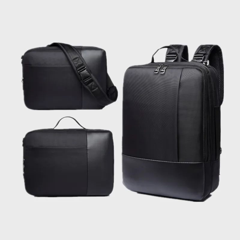 Men Multi-carry Waterproof Convertible 15.6 Inch Laptop Bag Crossbody Bag Shoulder Bag Handbag Backpack