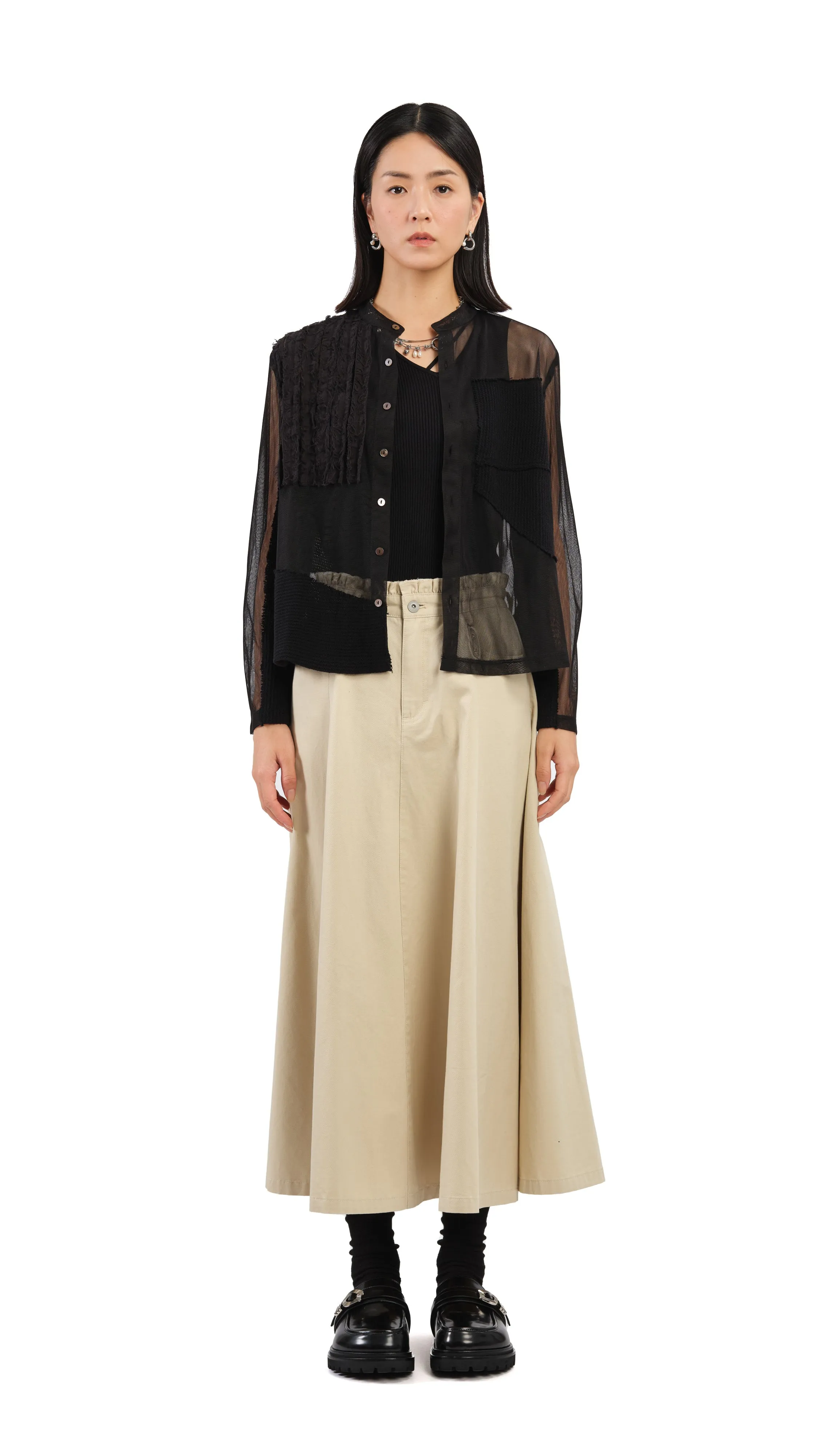 Mesh Patch Shirt