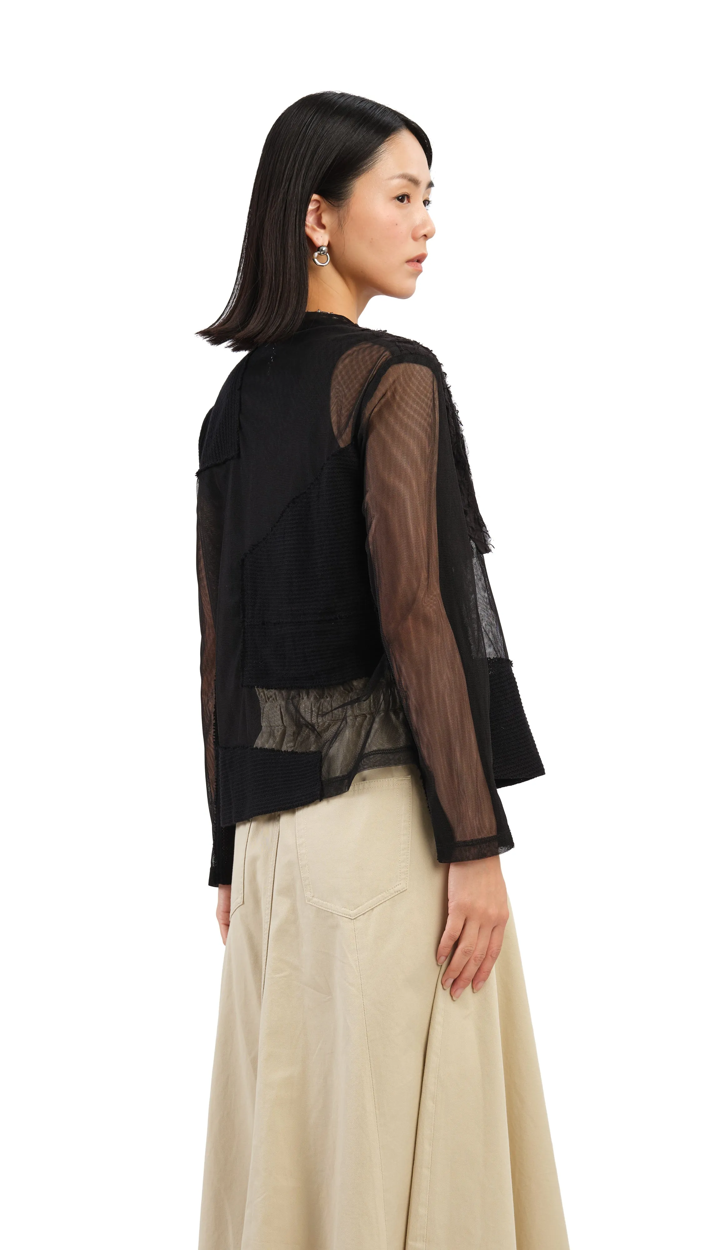 Mesh Patch Shirt