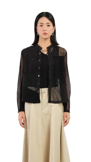 Mesh Patch Shirt