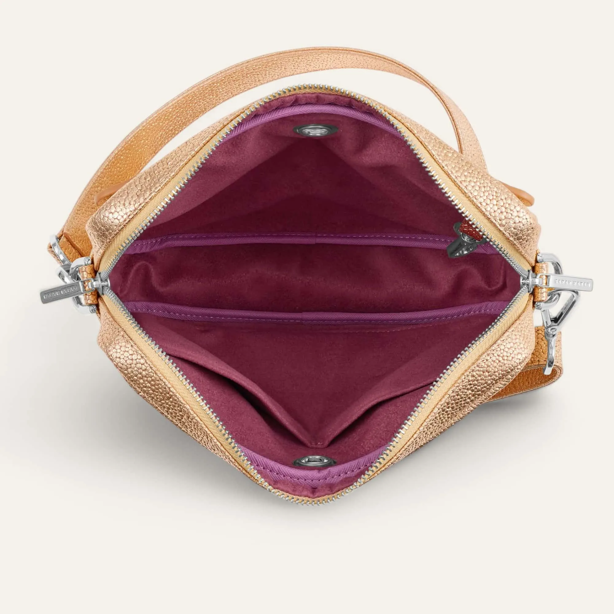 Mia Crossbody | Blush Rose with Silver hardware