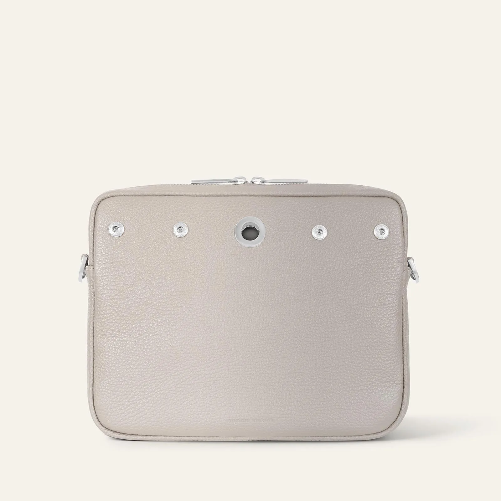 Mia Crossbody | Porcelain with Silver hardware