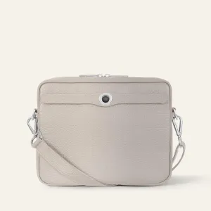 Mia Crossbody | Porcelain with Silver hardware