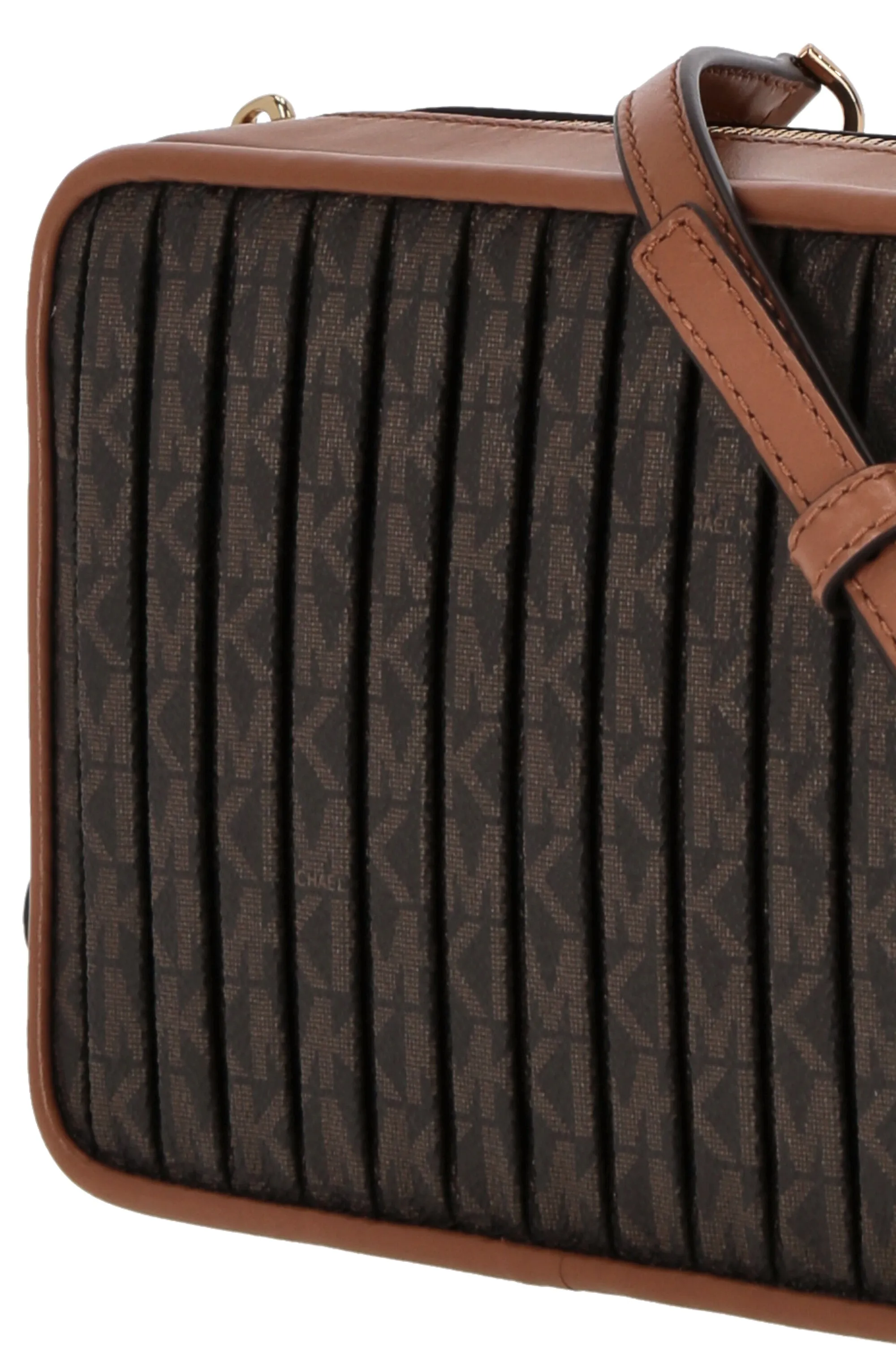 Michael Michael Kors Monogram-Pattern Zipped Crossbody Bag