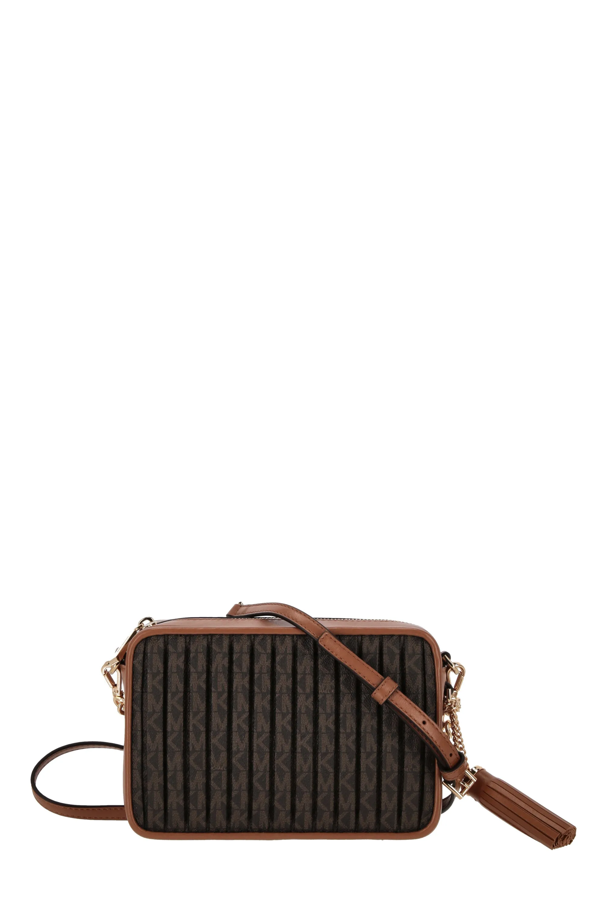 Michael Michael Kors Monogram-Pattern Zipped Crossbody Bag