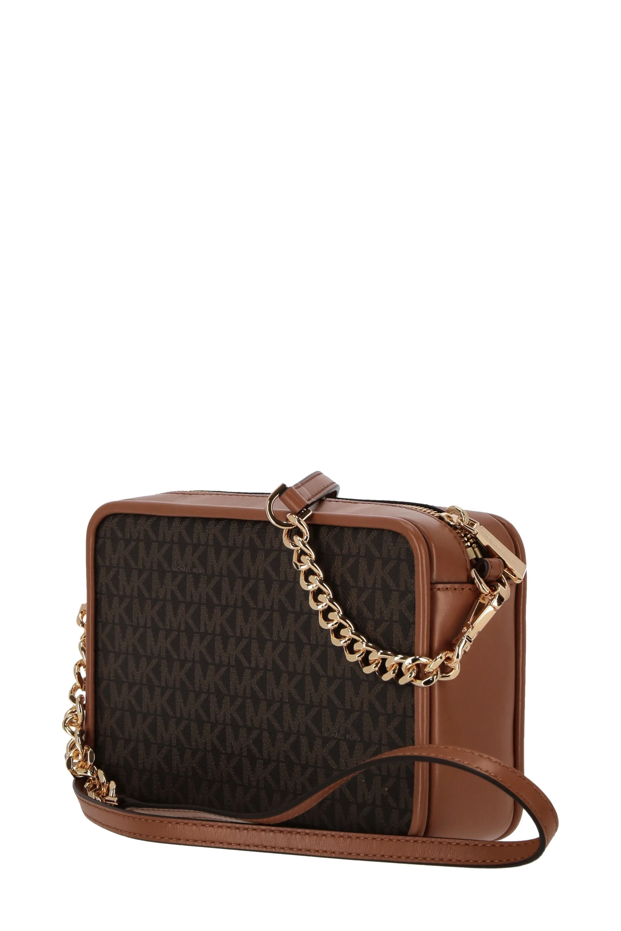 Michael Michael Kors Monogram-Pattern Zipped Crossbody Bag