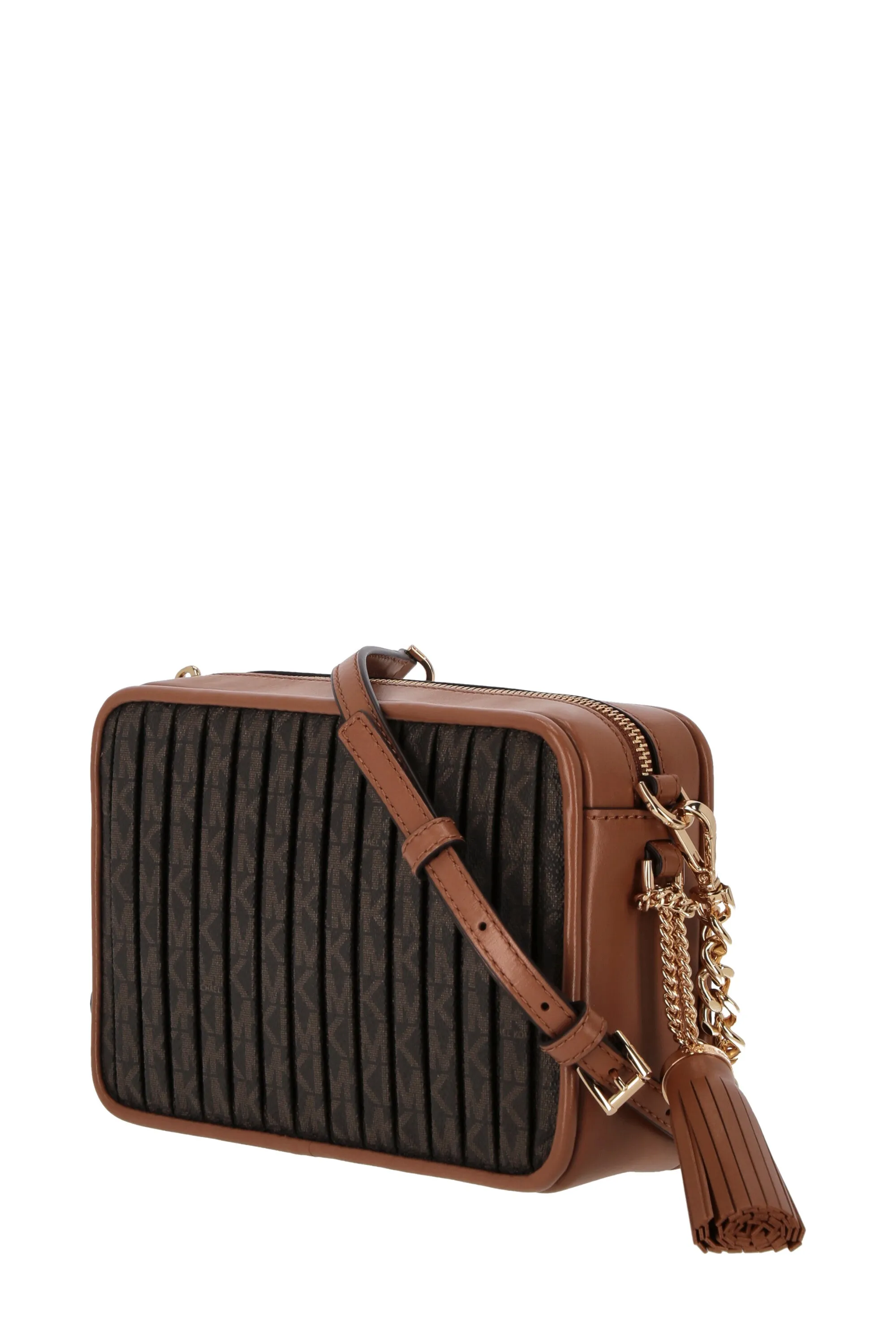 Michael Michael Kors Monogram-Pattern Zipped Crossbody Bag
