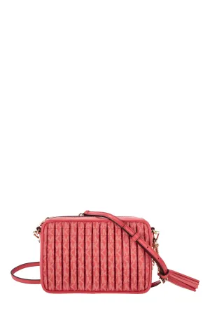 Michael Michael Kors Monogram-Pattern Zipped Crossbody Bag