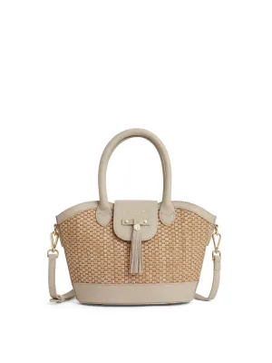 Mini Windsor Basket Bag - Stone Leather (Store Exclusive)