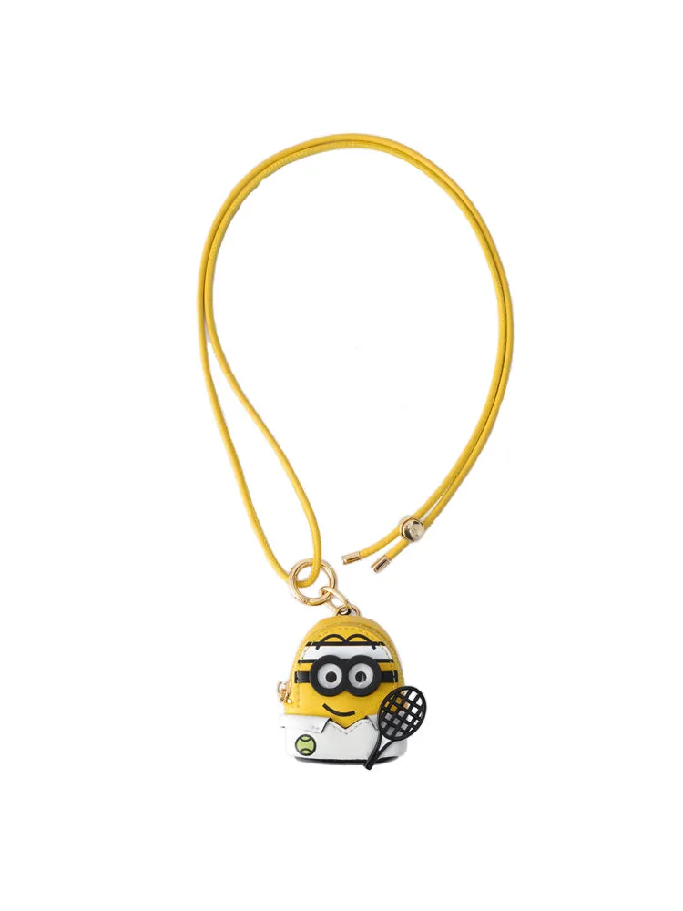 Minions Leather Nano Crossbody & Shoulder Handbag - Tennis