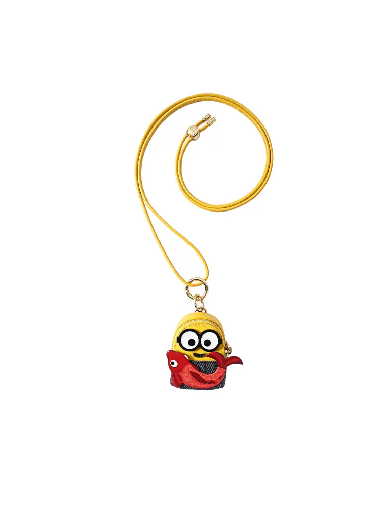 Minions Leather Nano Crossbody & Shoulder Handbag