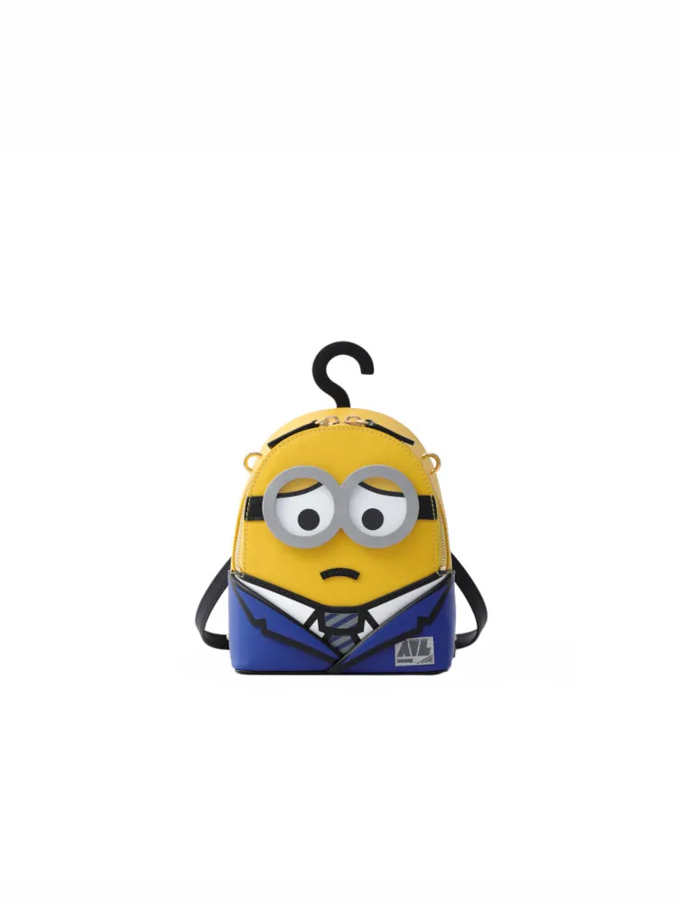 Minions My Boss Hate Me Leather Backpack