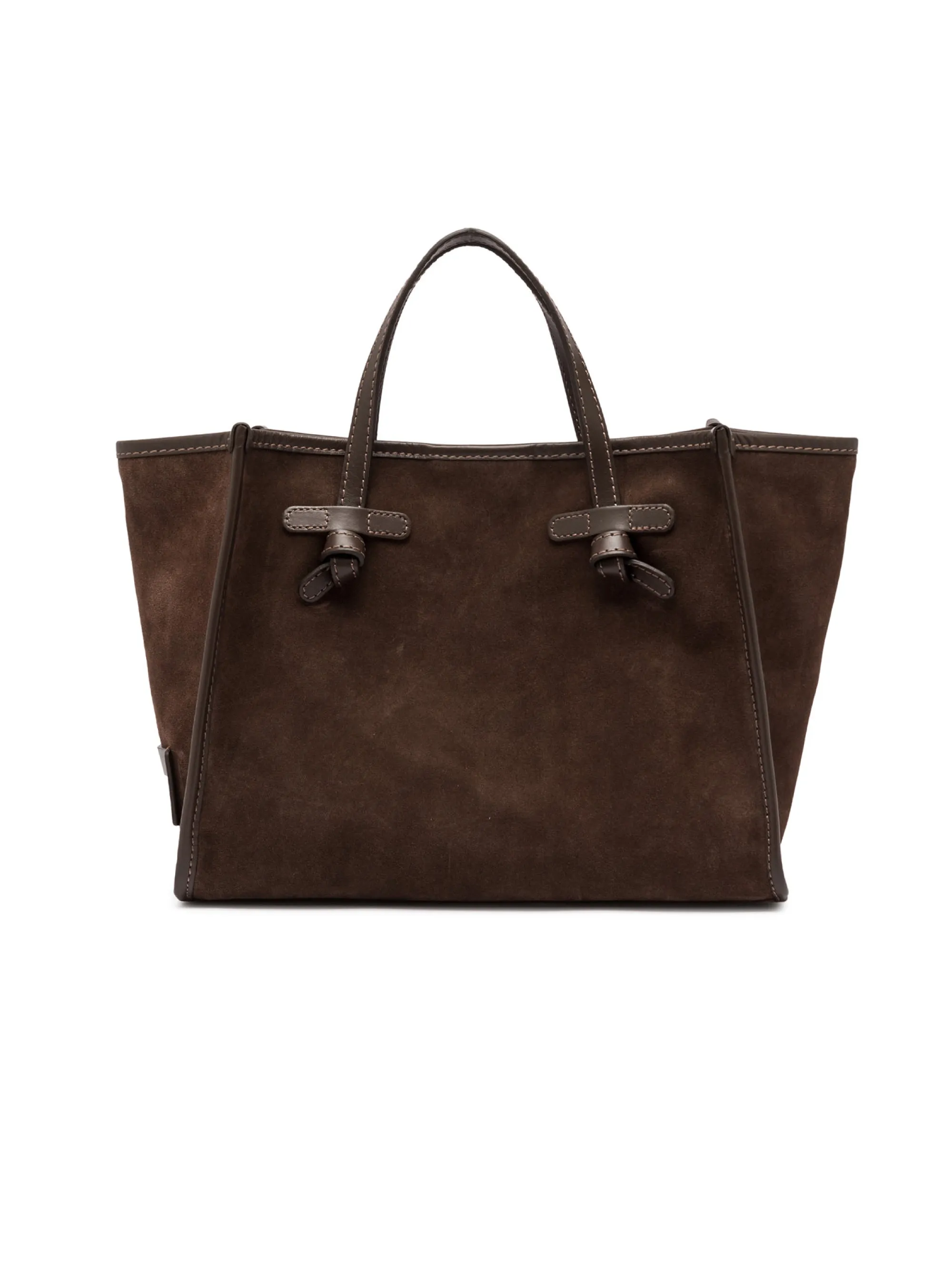 Miss Marcella 32 Chocolate Suede Handbag