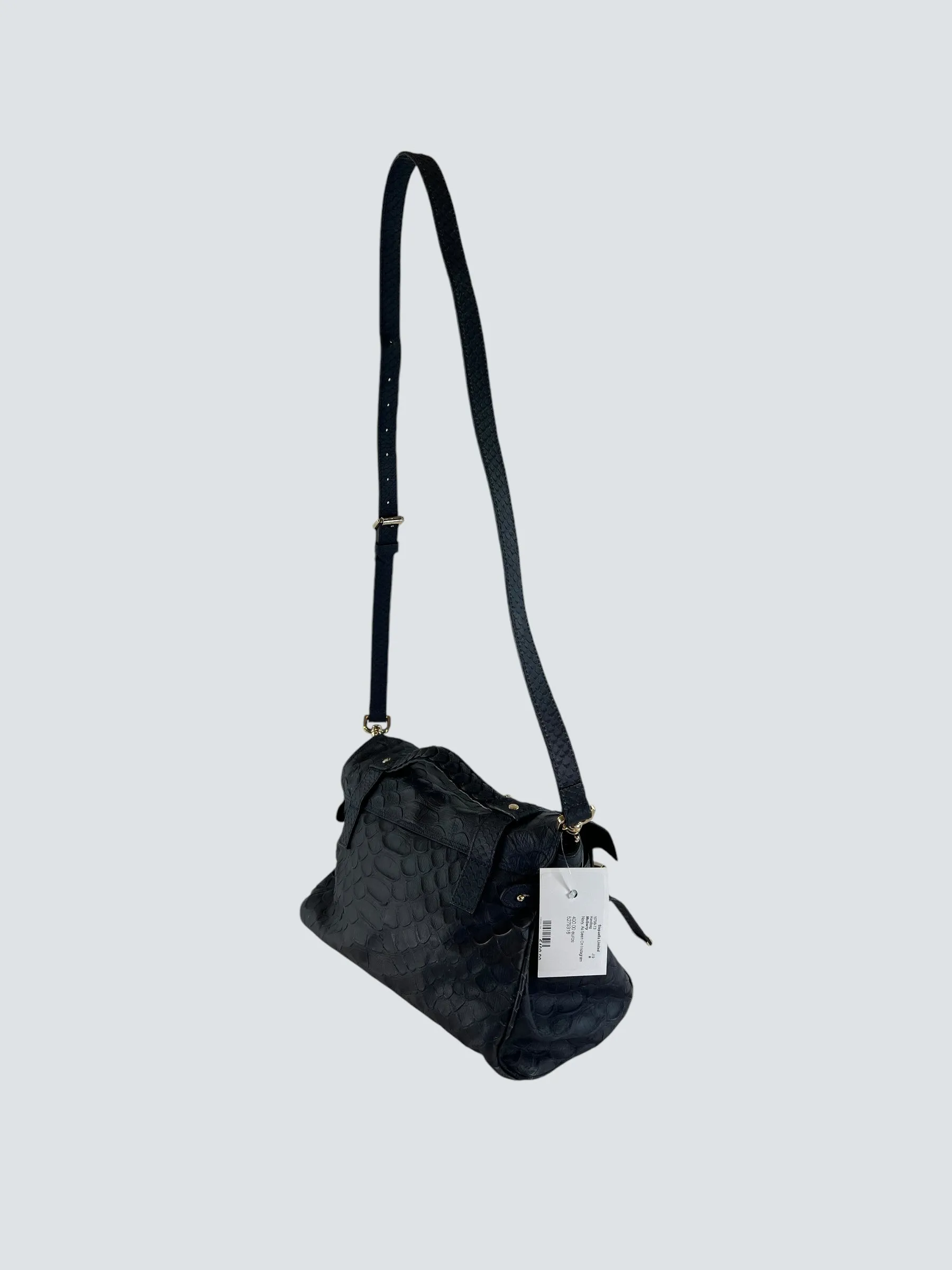 Mulberry Black Leather Alexa Satchel