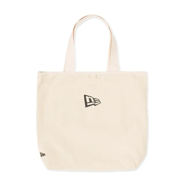 New Era Branded White Canvas Tote Bag