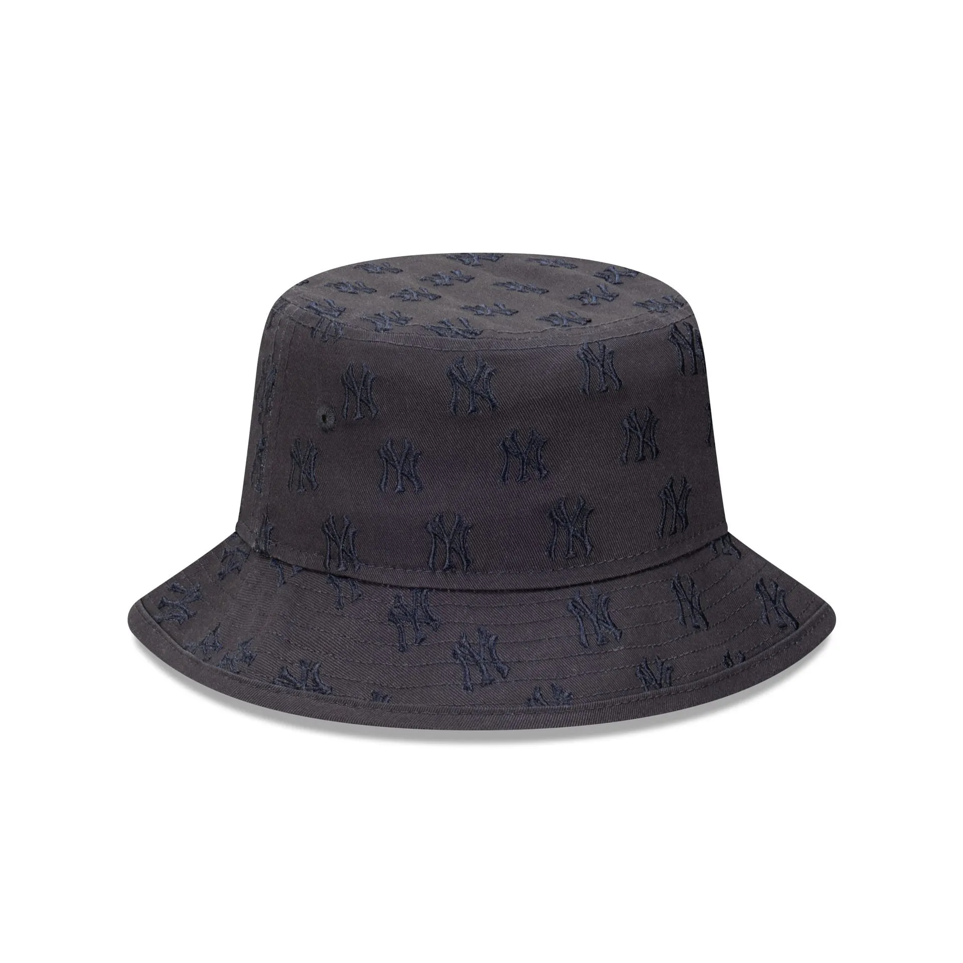 New York Yankees  Faded Black Tonal Monogram Bucket