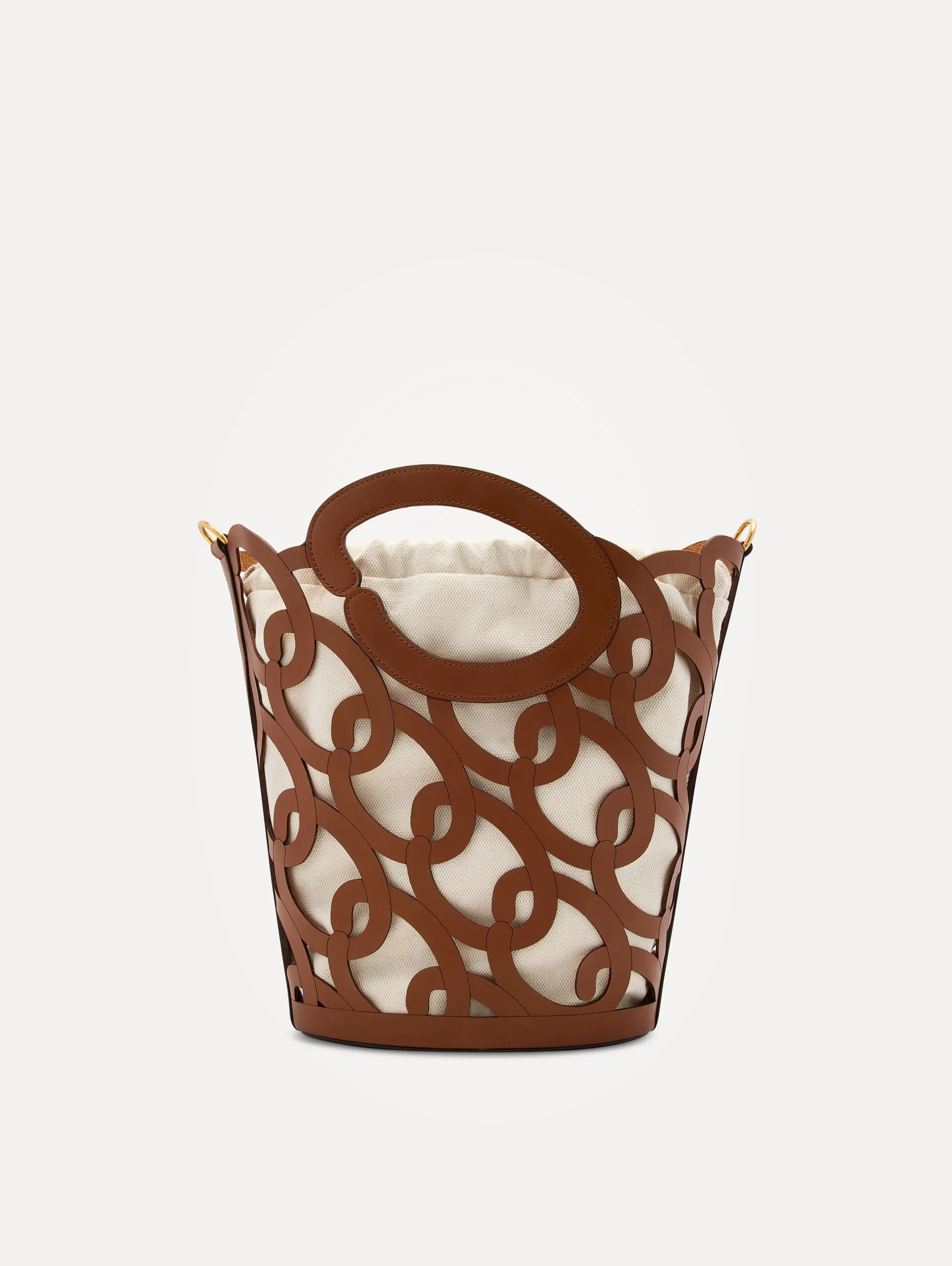 Oscar Chain-Link Leather Tote