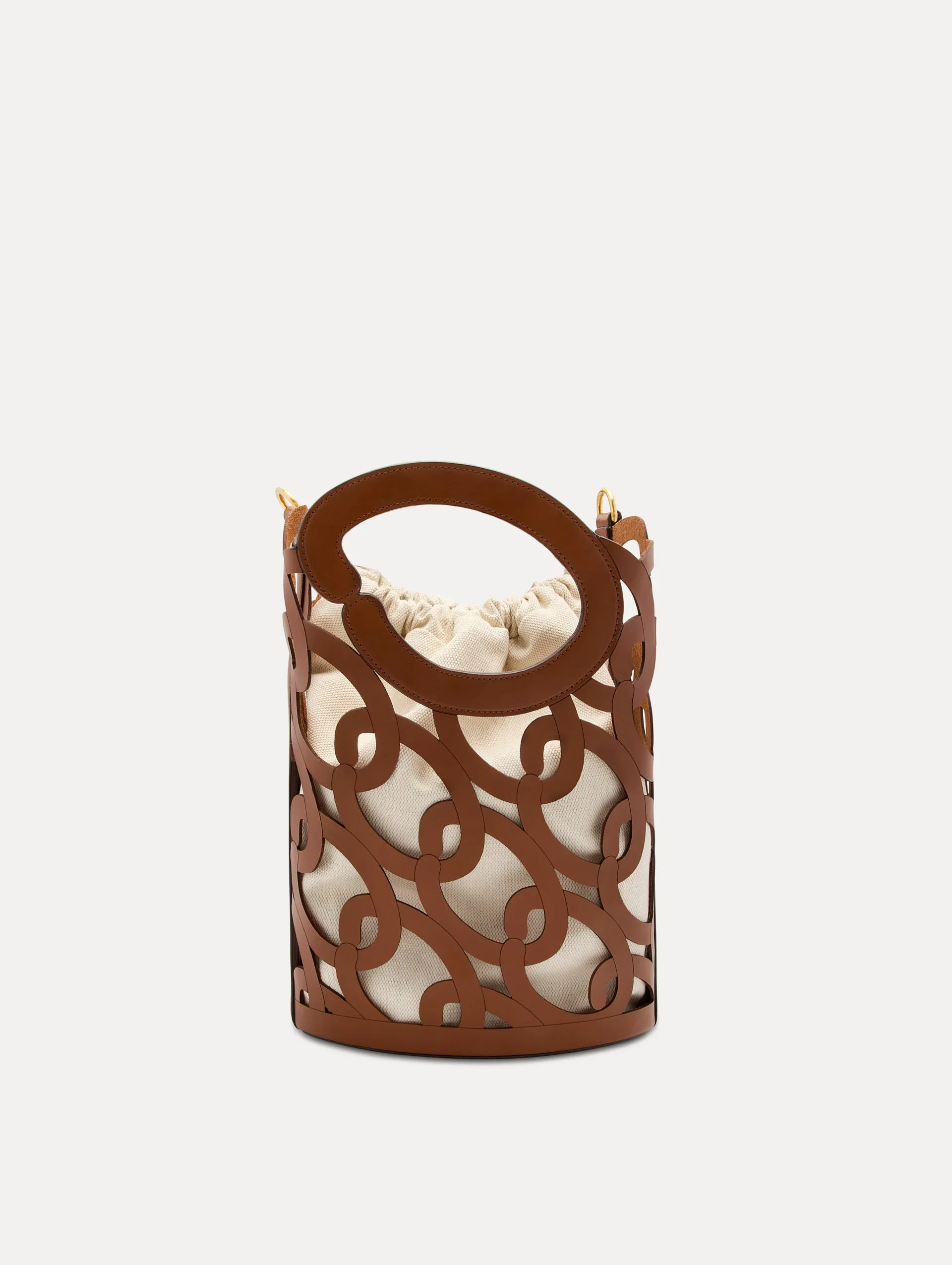 Oscar Chain-Link Leather Tote