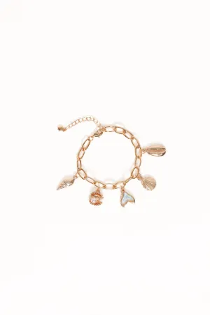 Penny Charm Bracelet - Gold